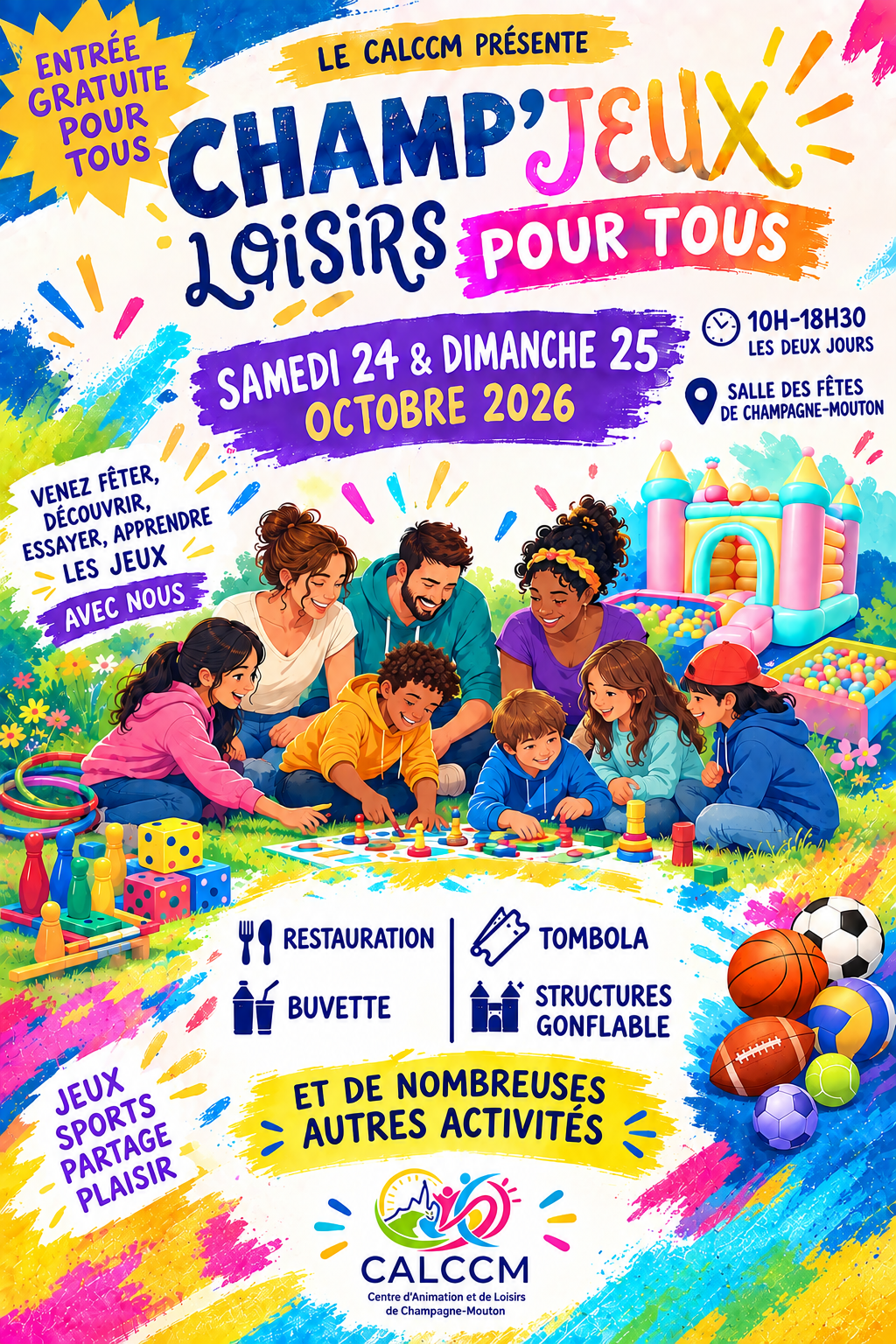 Affiche de champ jeux