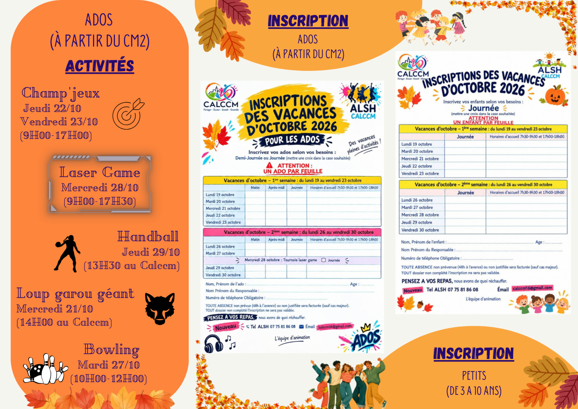 Programme alsh vacances octobre verso