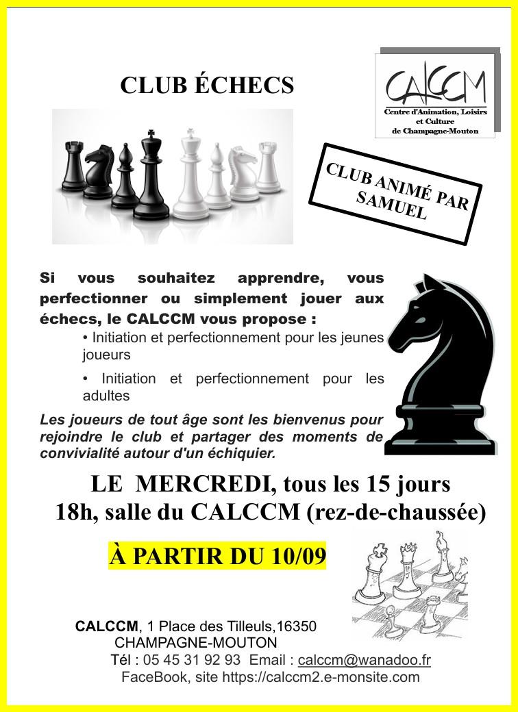 Reprise echecs 2025