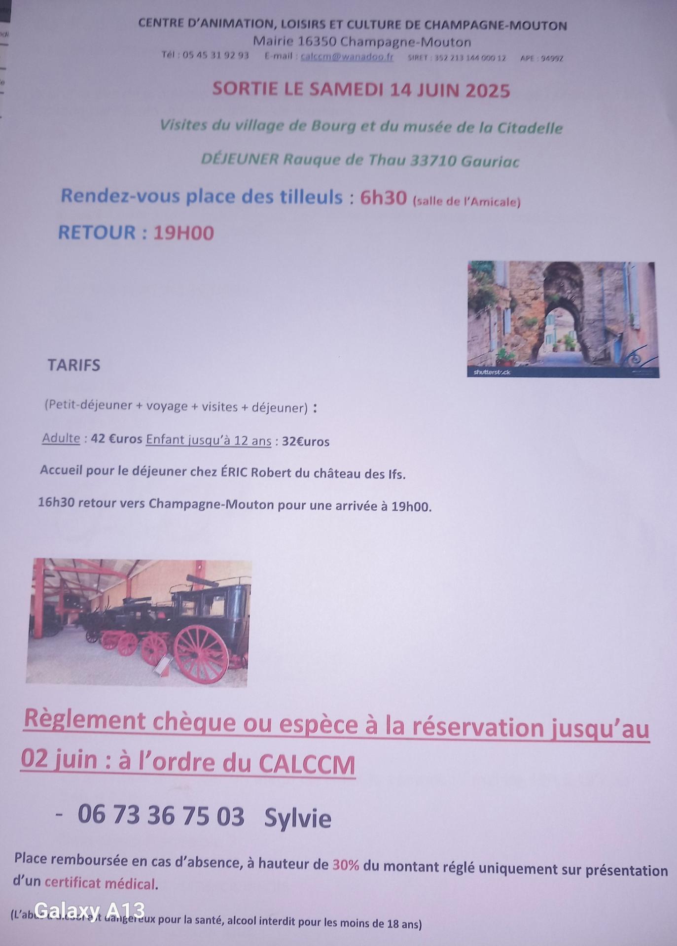 Sortie gauriac